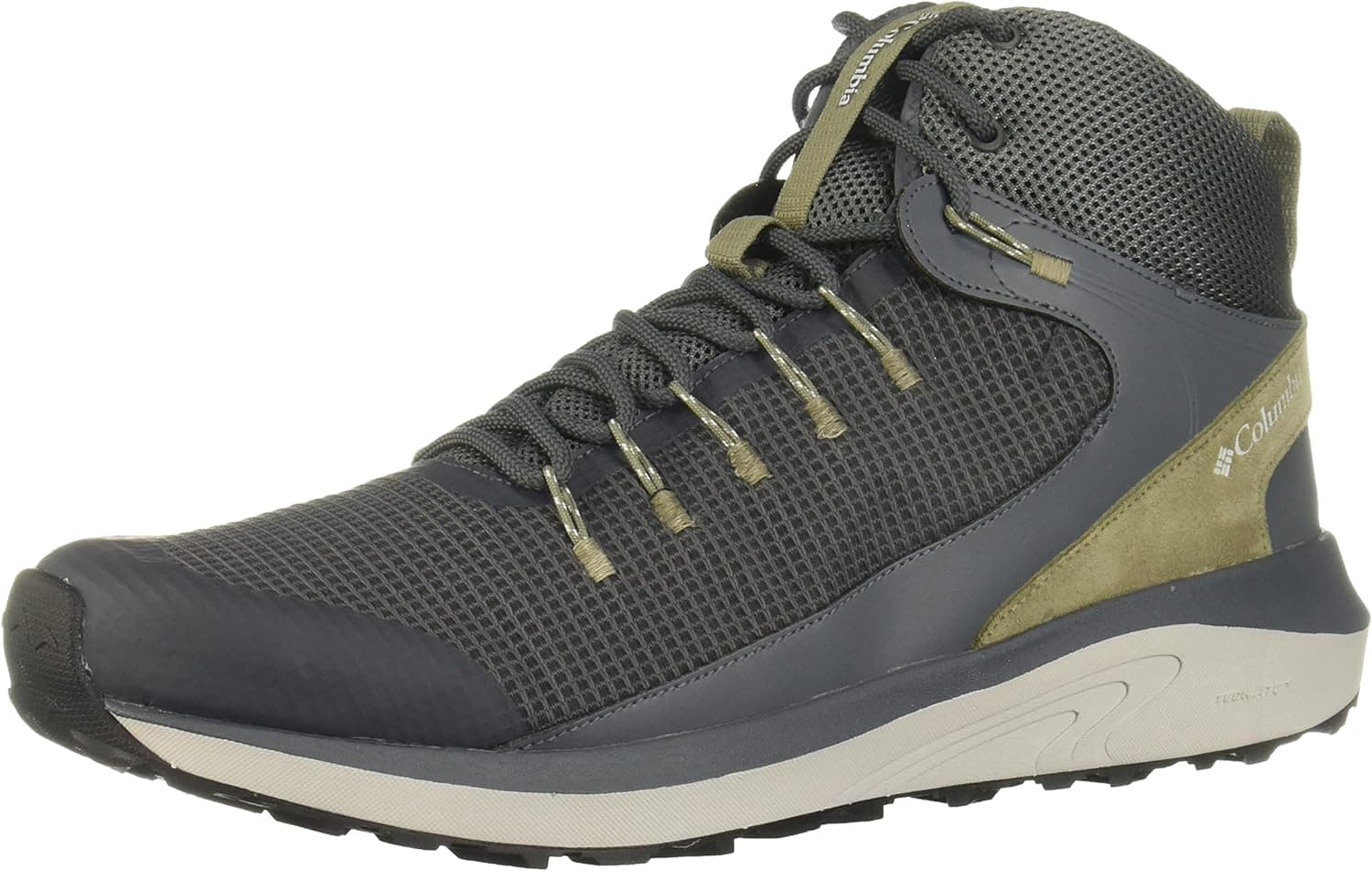 Columbia Men's Trailstorm Mid Waterproof, Graphite/Creek, 12