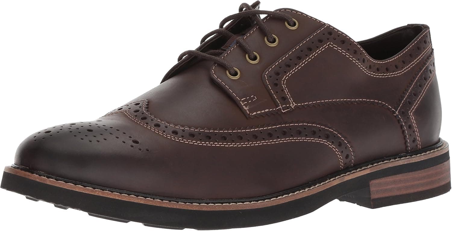 Nunn Bush Men's Oakdale Wingtip Oxford Lace Up