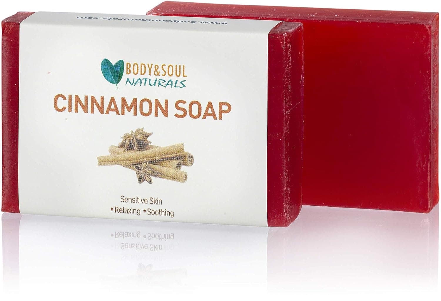 Cinnamon Natural Glycerin Soap Bars (Pack of 3)