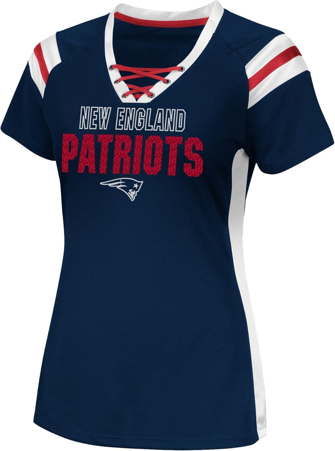 NFL New England Patriots Women's Draft Me VI Jersey, Navy, Medium