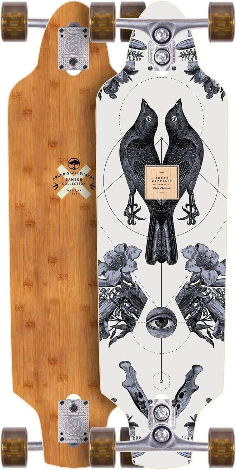 Arbor Zeppelin Bamboo Series Complete Skateboard, 32"