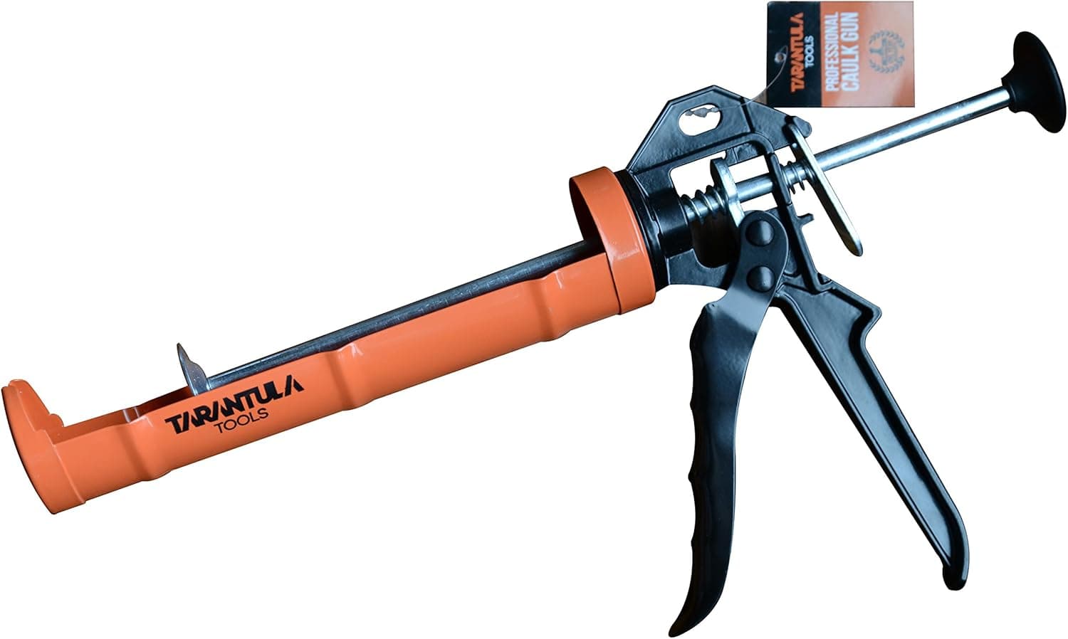 Tarantula Tools Caulk Gun - Lightweight Anti Drip Caulking Gun - For Use With Silicone, Caulk, Or Adhesive Tubes - All Metal Tool - Perfect For Bathroom, Window, Shower, and Kitchen