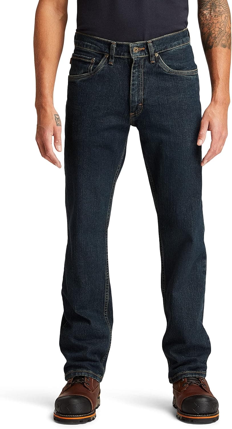 Timberland PRO Men's Grit-n-Grind Flex Denim Work Pant (Straight Fit)
