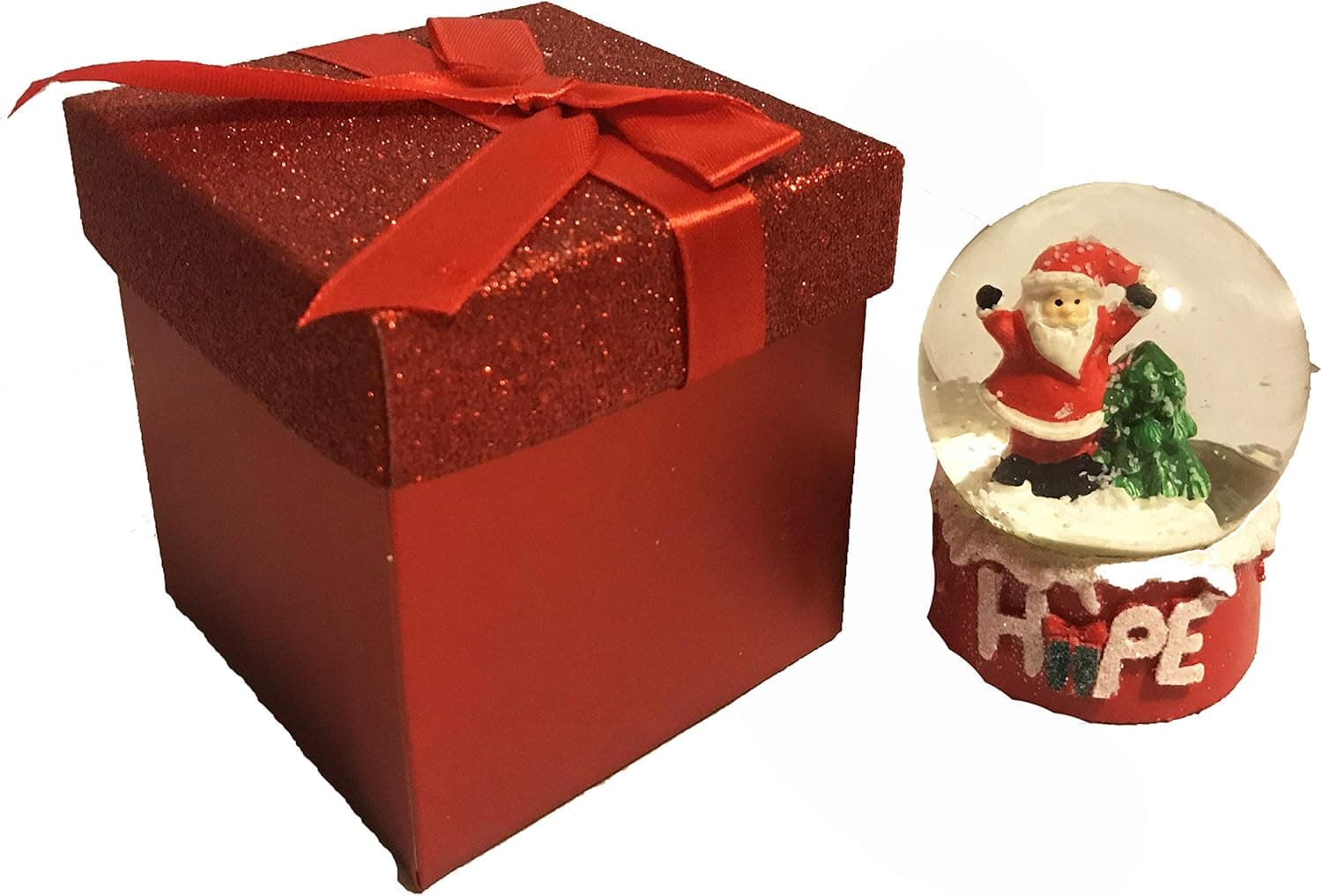 Changing Seasons Mini Snow Globes Gift Set (Red Santa)