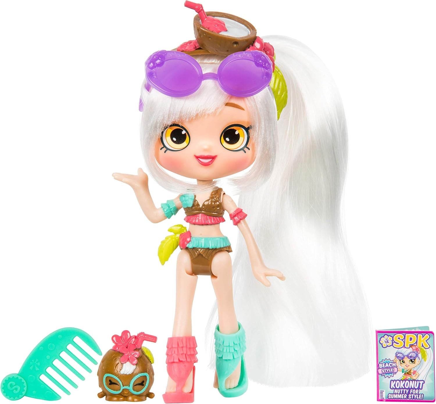 5" Shoppie Doll with Matching Shopkin & Accessories, Kokonut