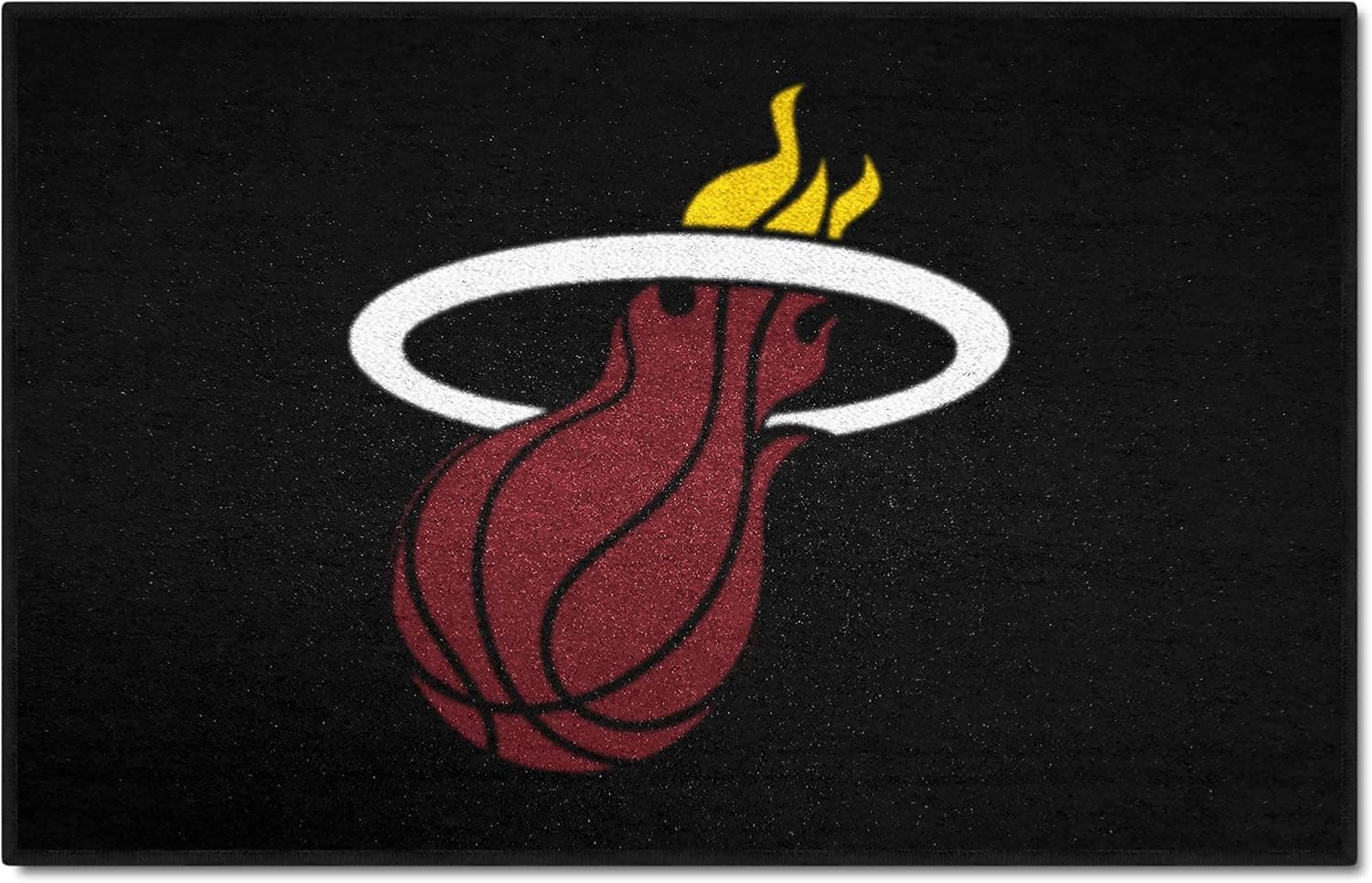 FANMATS - 11913 NBA Miami Heat Nylon Face Starter Rug 19"x30"
