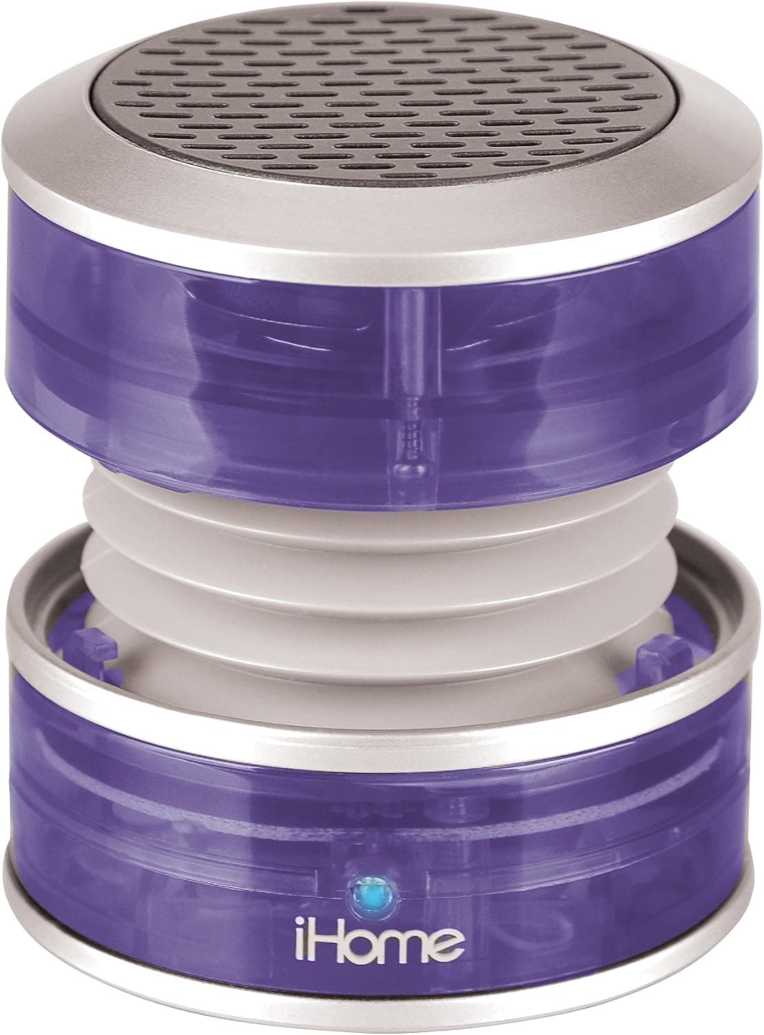 iHome 3.5mm Aux Portable Speaker (Purple Translucent)