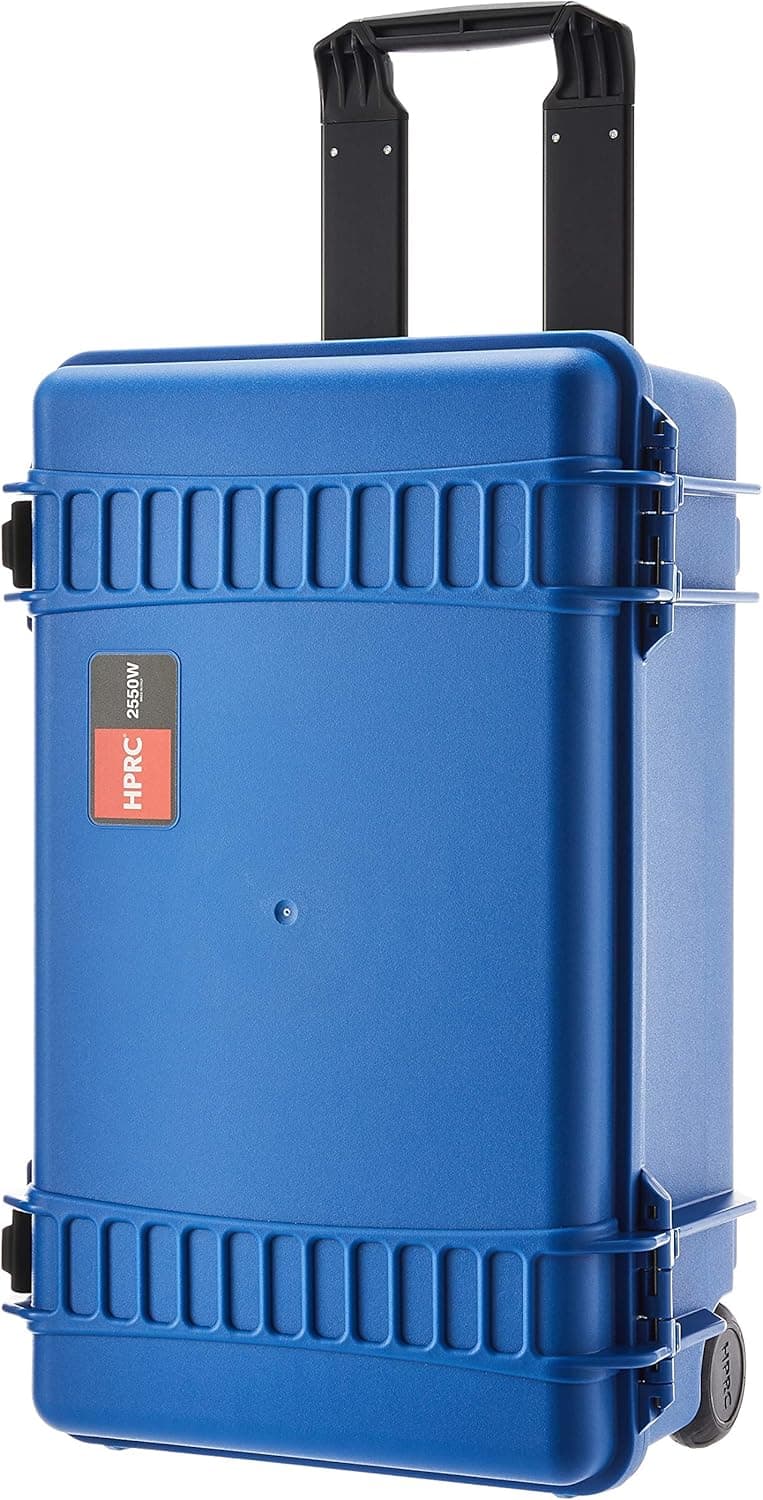 HPRC 2550W Series Wheeled Hard Case with Cubed Foam HPRC2550WF (Blue)
