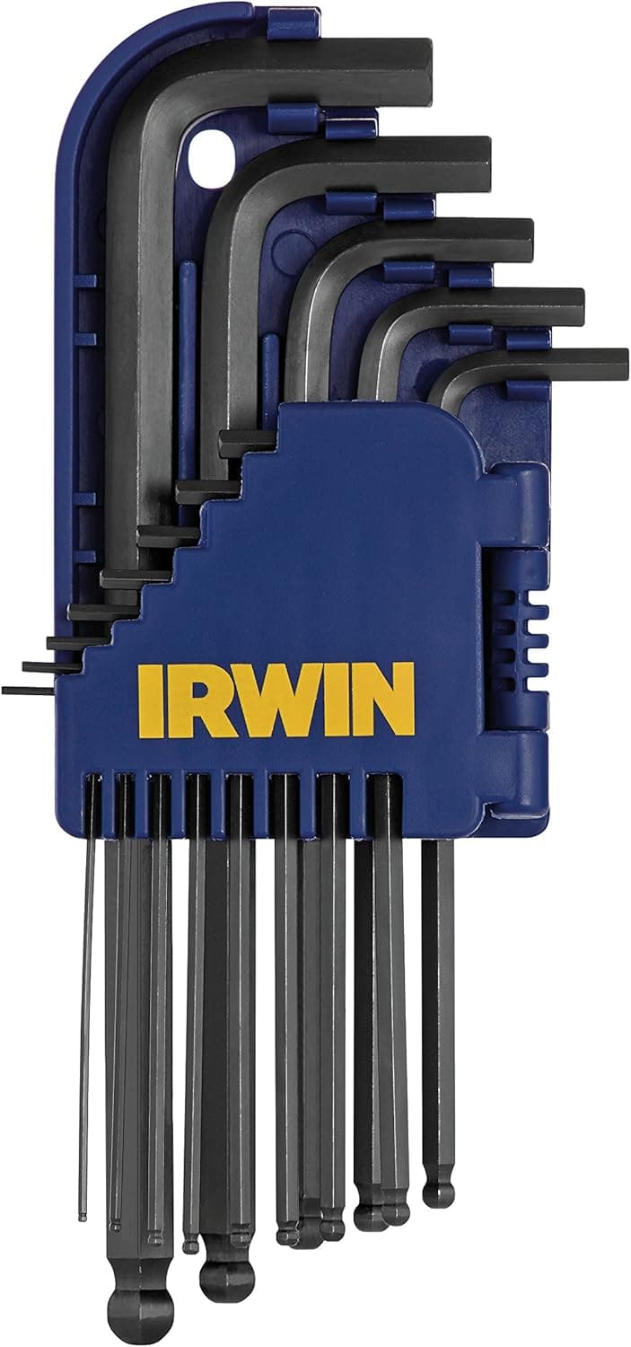Irwin Tools 2001397 SAE Ball-End Long Arm Hex Key Set (13 Piece)