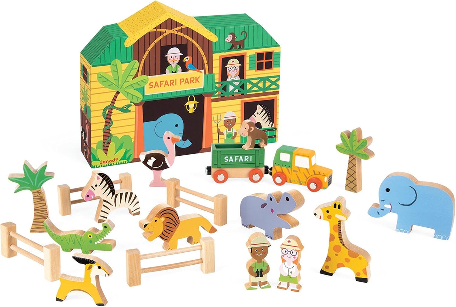 Janod Story Box Safari Set - Ages 3+ - J08542