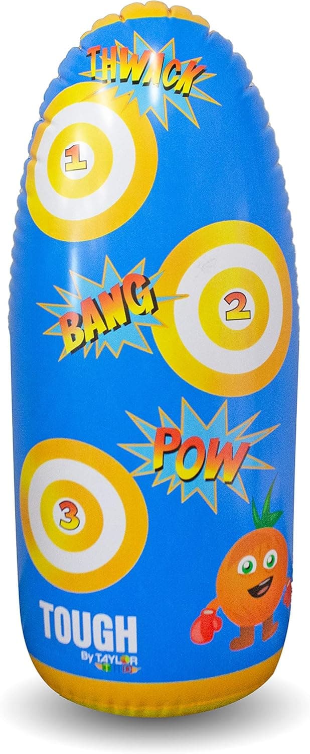 Taylor Toy Inflatable Punching Bag for Kids - Free-Standing Bounce Back Punching Bag - Bop Bag