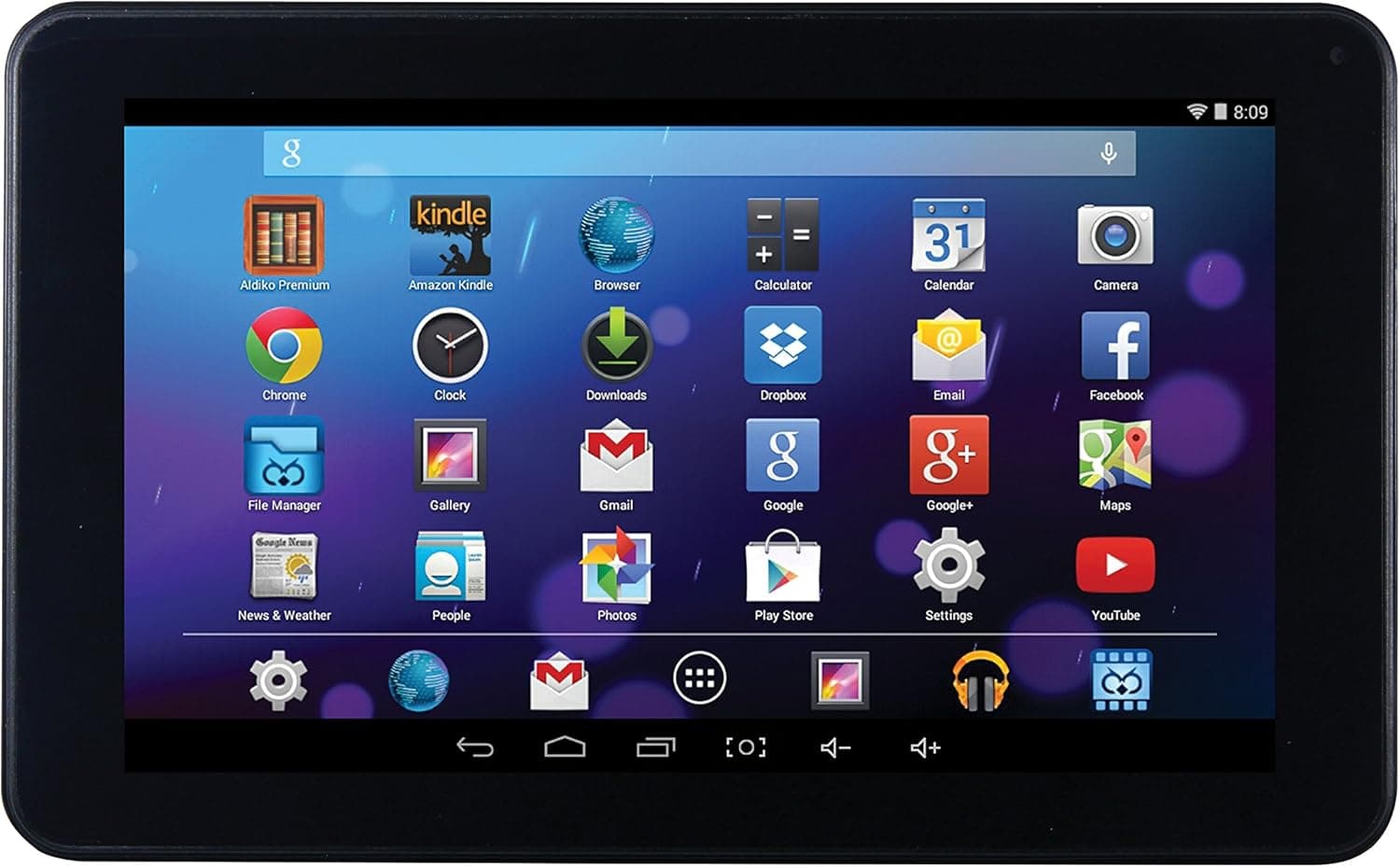 Craig Electronics Capacitive CMP773 - BUN 9-Inch 8 GB Tablet