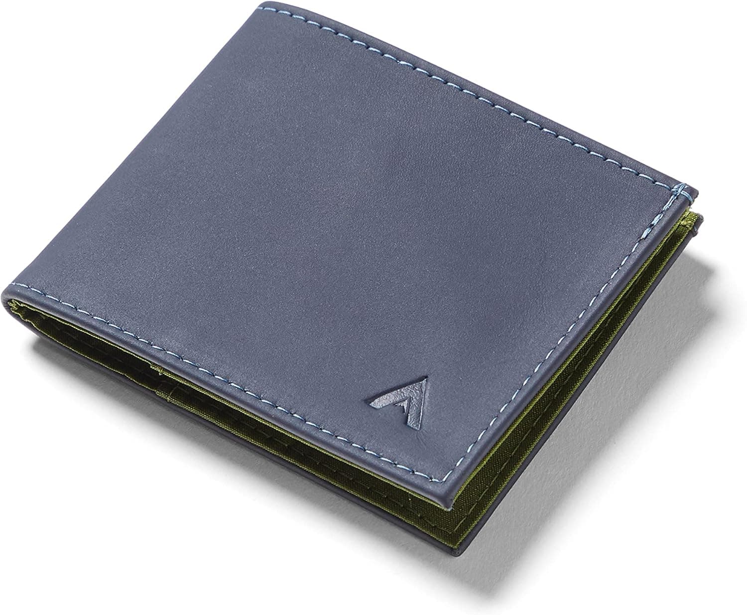Allett Sport Wallet, Midnight Blue | Leather, RFID Blocking | Slim, Minimalist, Bifold Wallet, Thin, Front Pocket | Holds 2-10+ Cards, Bills | Wallets for Men & Women | Made in the USA
