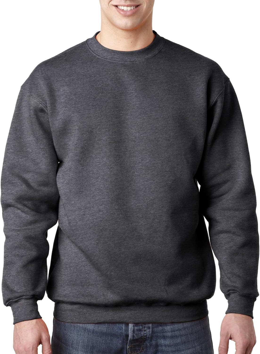 BA1102 Bayside Adult Crewneck Sweatshirt