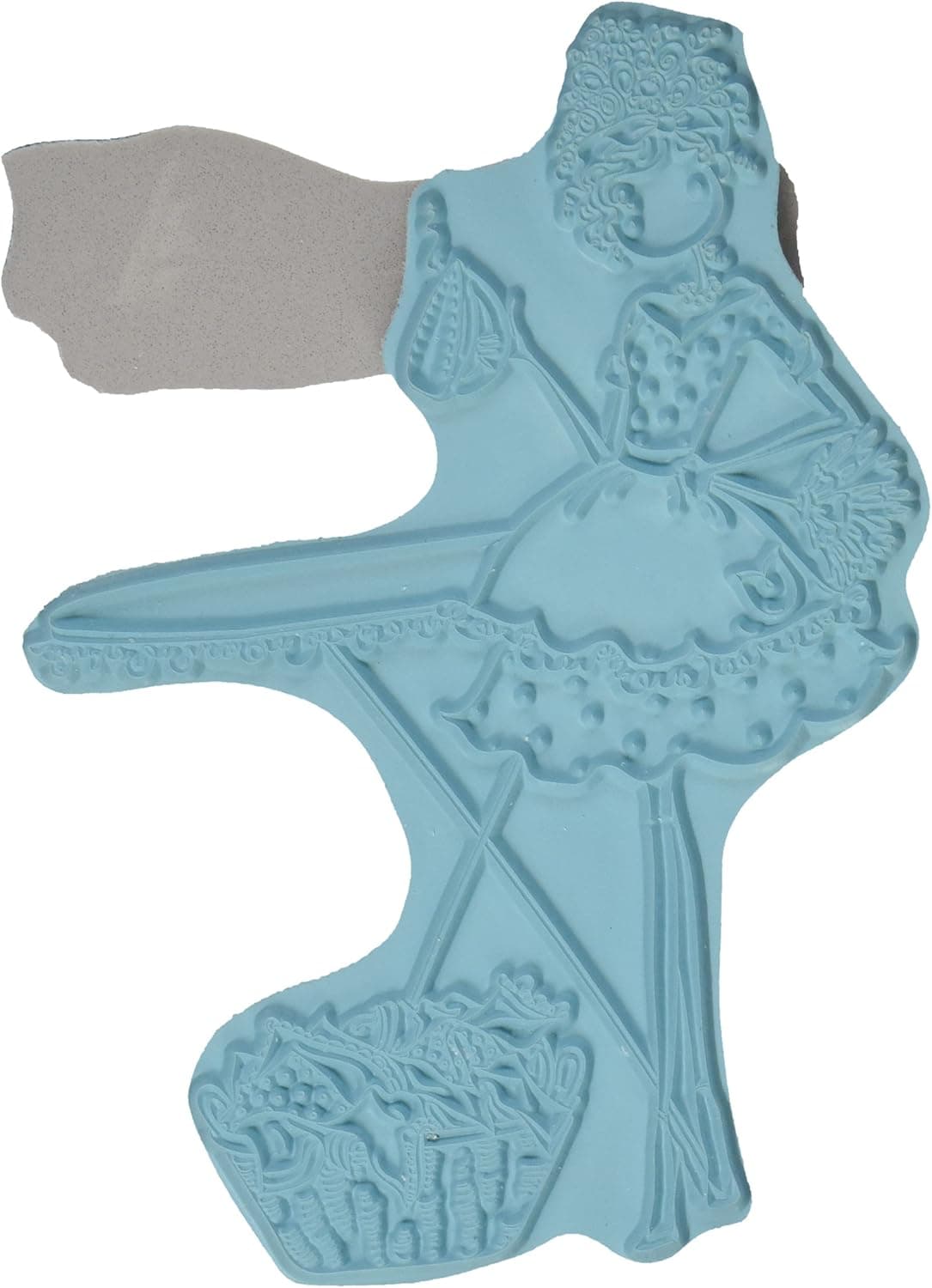 Stamping Bella Uptown Girl Lily Loves Laundry Cling Rubber Stamp, 6.5 x 4.5