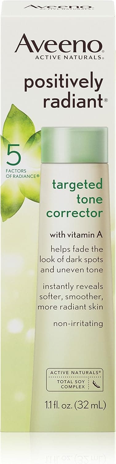 Aveeno Positively Radiant Targeted Tone Corrector, 1.1 Fluid Ounce