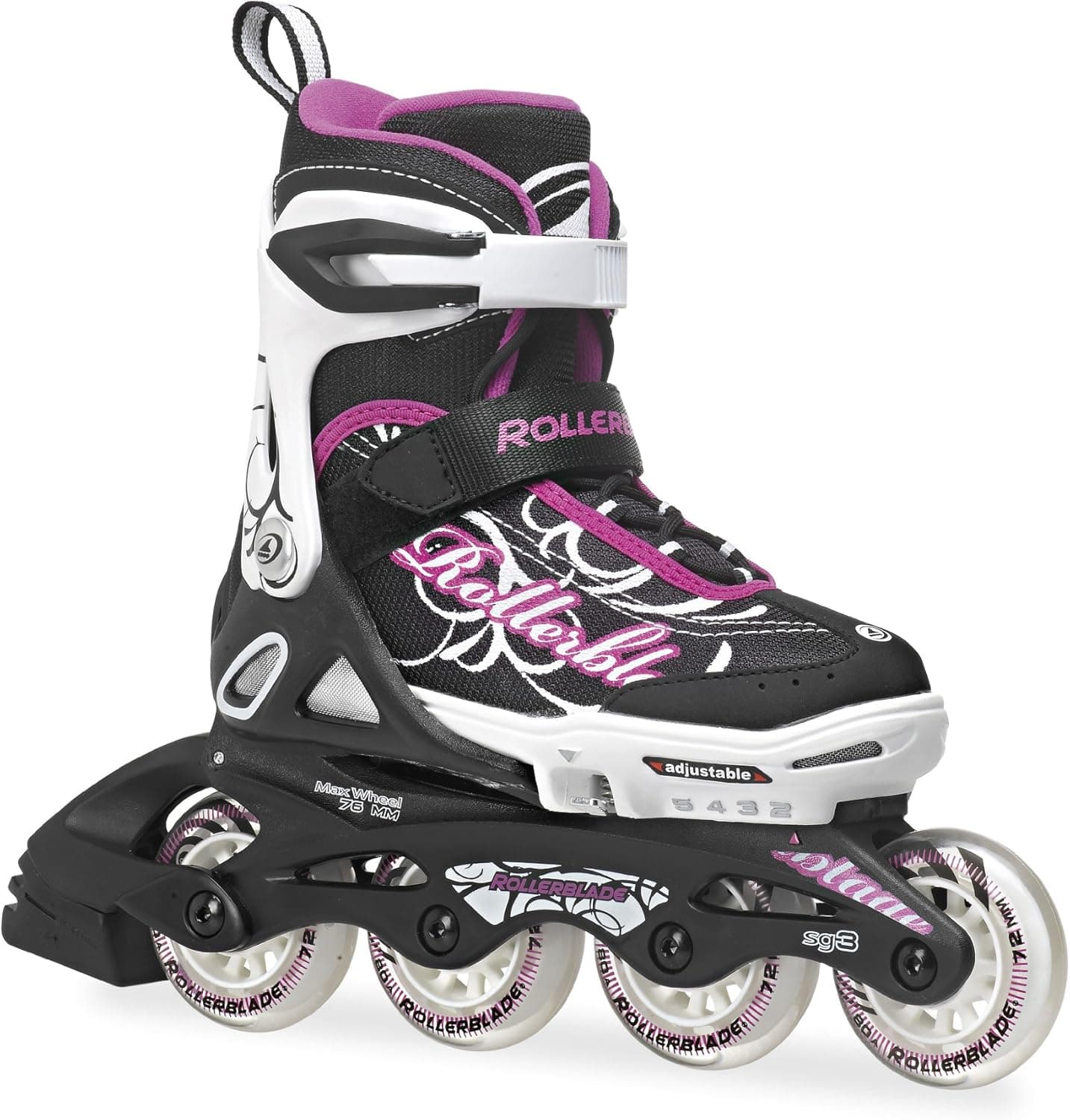 Rollerblade Girl's Junior Spitfire XT US 5 Through 8 Adjustable Size Skate