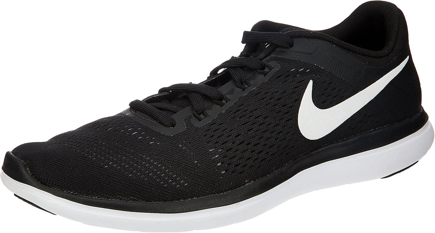 Nike Mens Flex 2016 Rn Running Shoes Black/White/Cool Grey 7.5 D(M) US