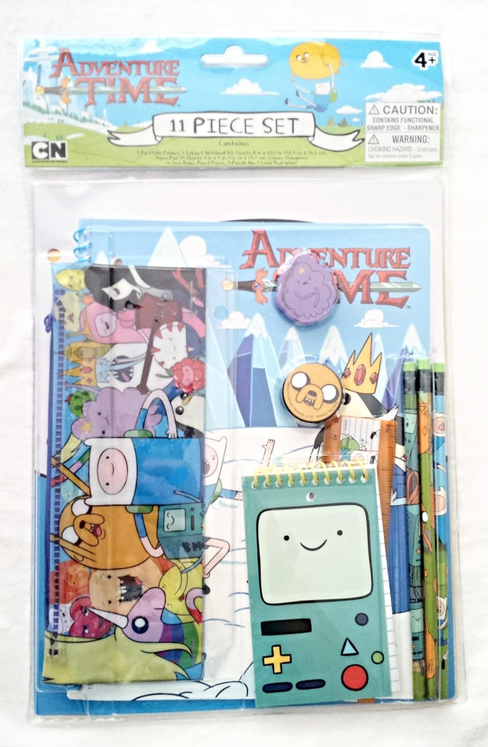 Adventure Time 11-piece Stationery Set by Innovative NYC