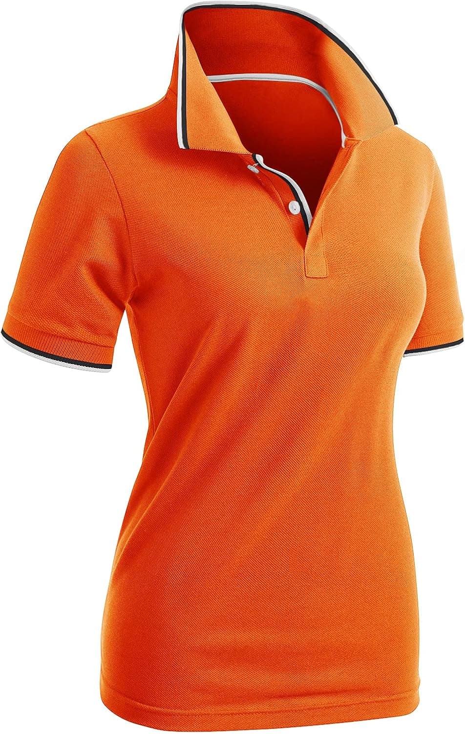 CLOVERY Women's Casual Short Sleeve PK Polo Shirts