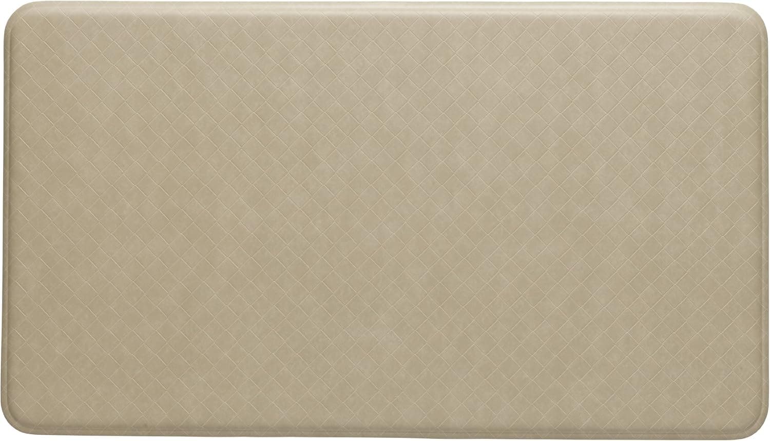 Imprint Cumulus9 Kitchen Mat Nantucket Series 20 in. x 36 in. x 5/8 in,Light Tan