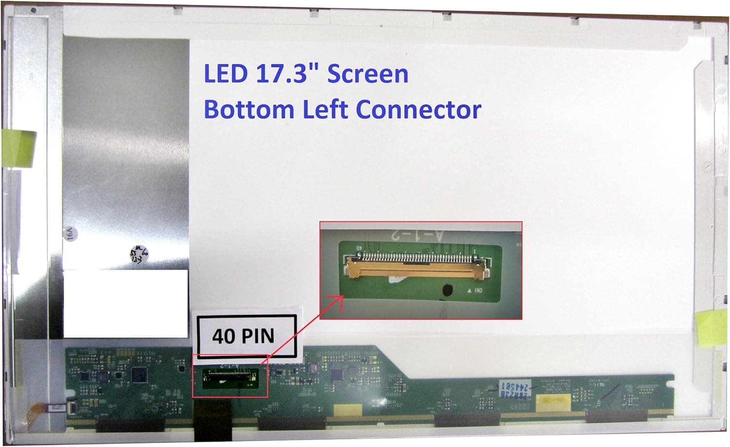 Asus K73E-BBR7 Laptop Screen 17.3 LED Bottom Left WXGA++