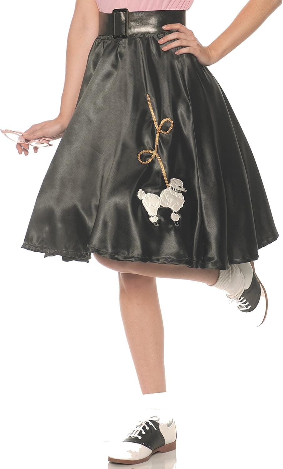 UNDERWRAPS womens 1950's Poodle Skirt Costume - Black
