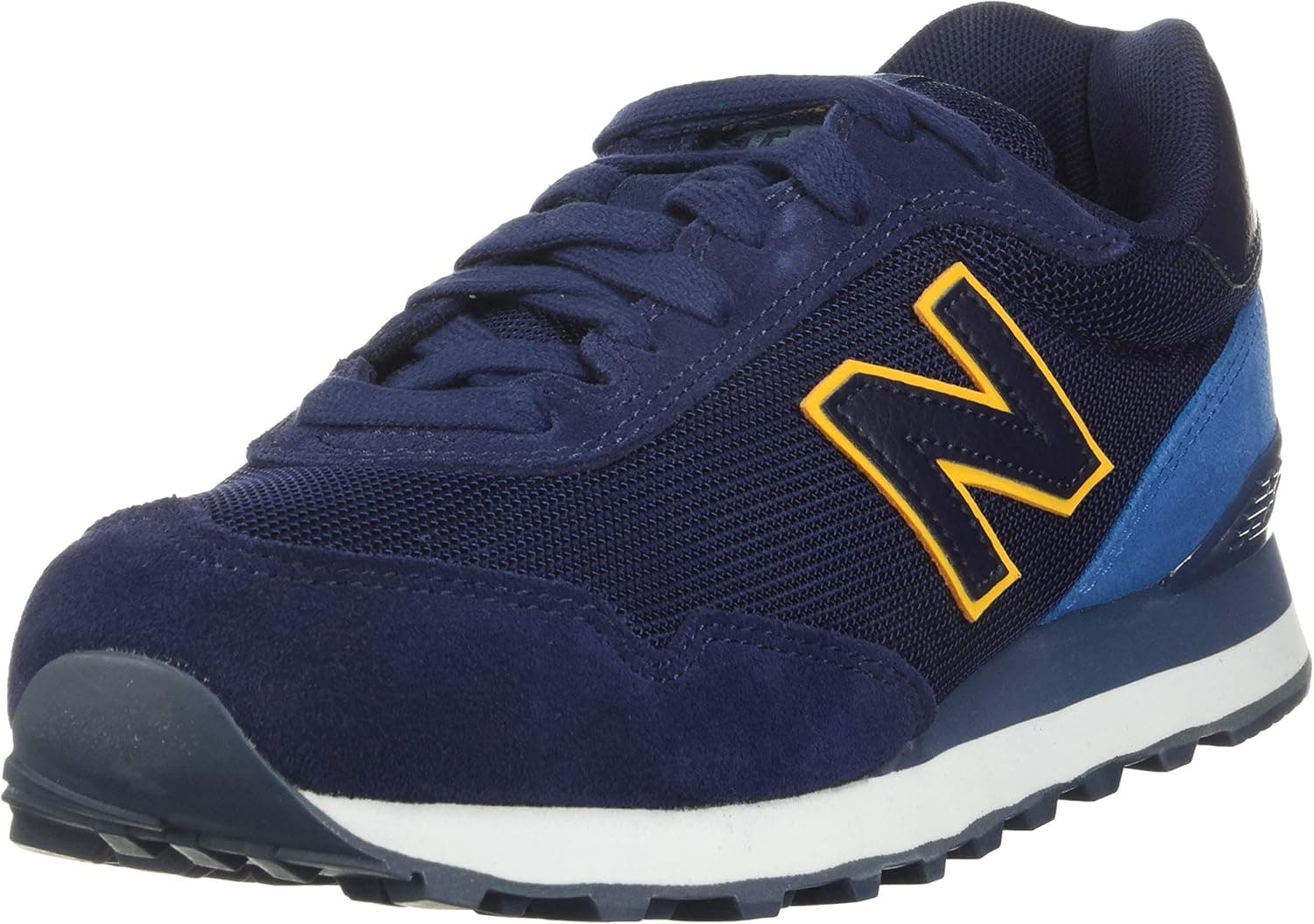 New Balance Men's 515 V1 Sneaker, Pigment/Mako Blue/Varsity Gold, 10