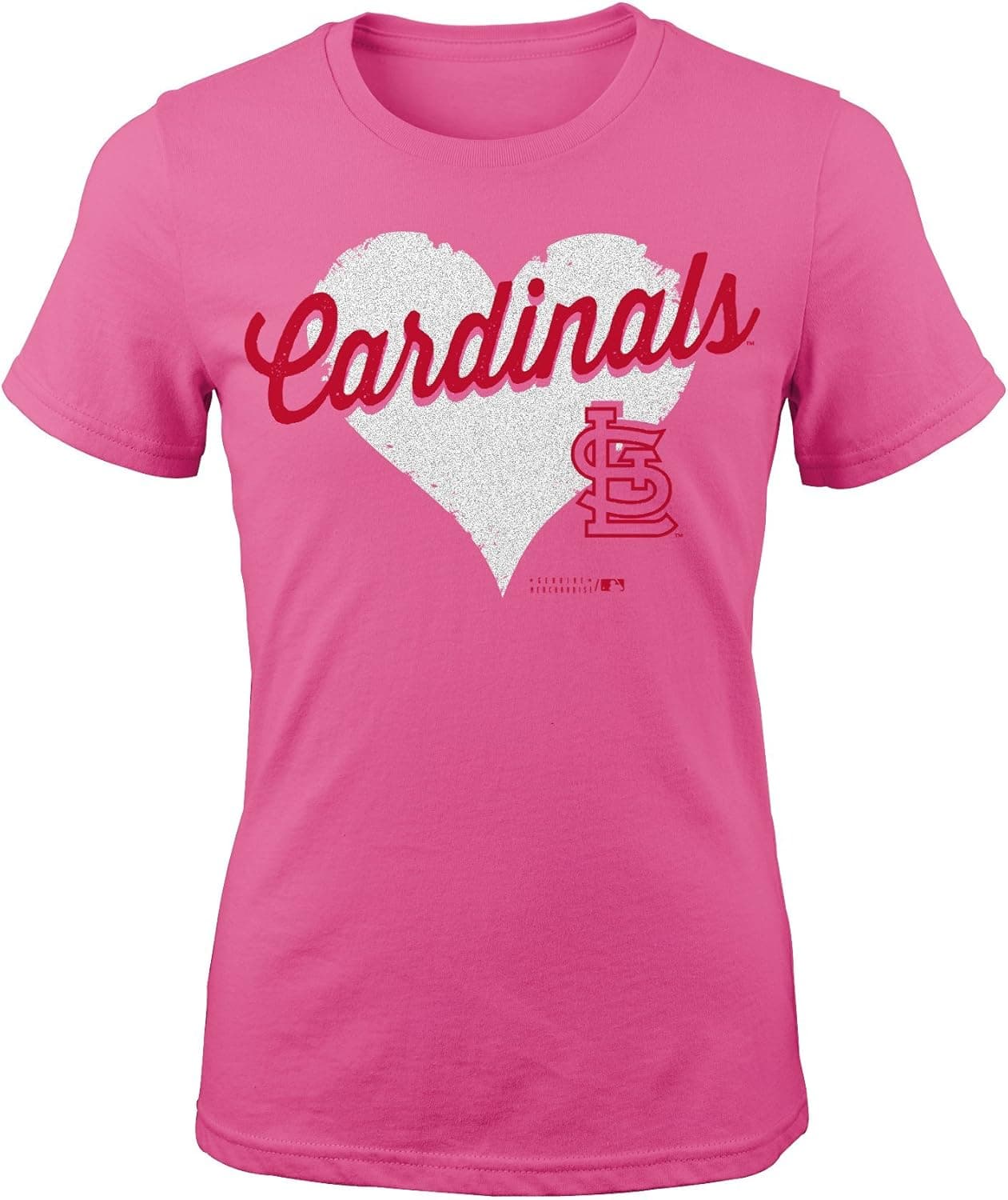 Outerstuff MLB Girls 7-16"Heart Felt Tee Short Sleeve Tee