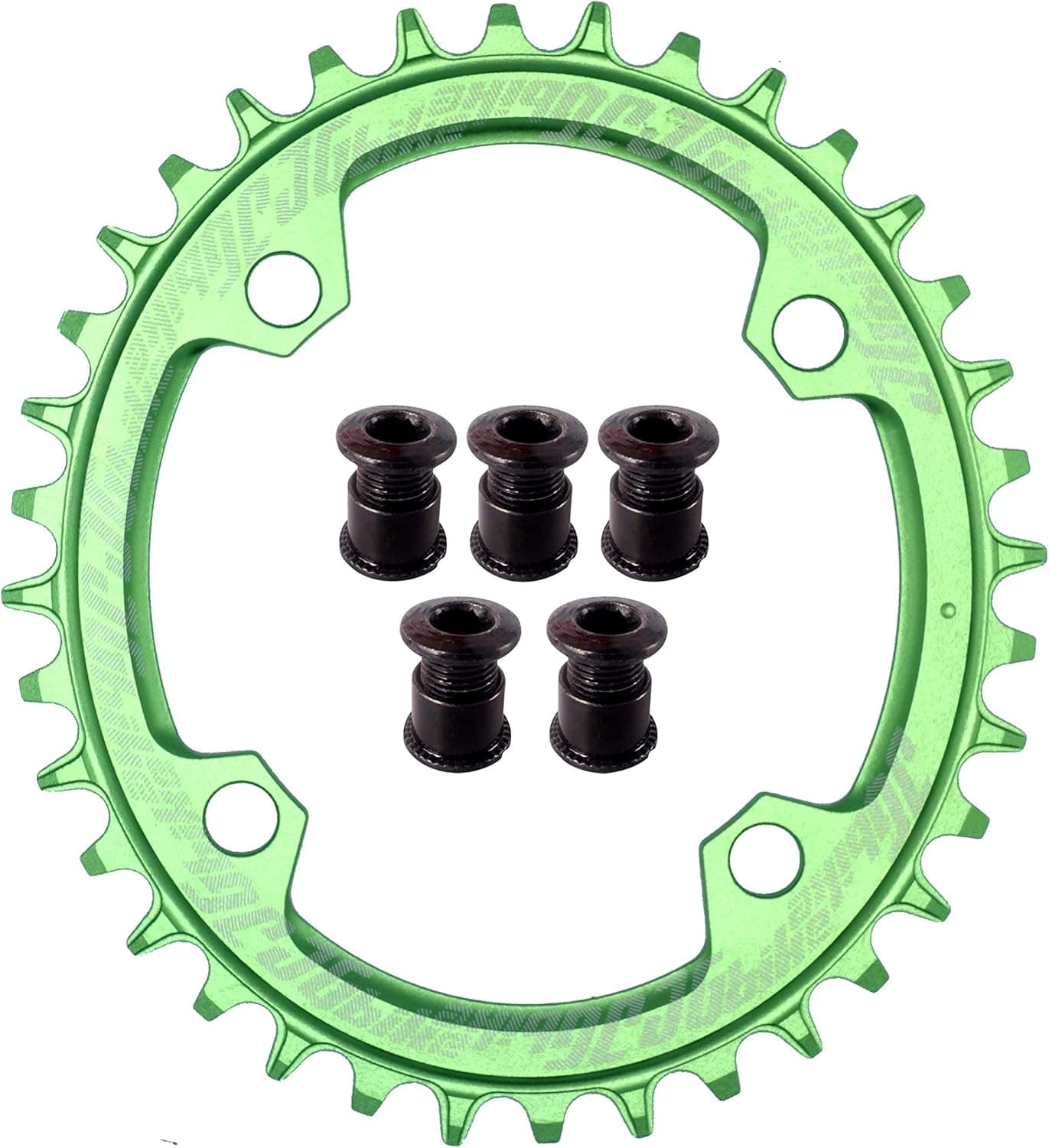 JGbike Elite Round Oval Chainring 104mm BCD 30T 32T 34T 36T 38T Narrow Wide Single Chainring for 8 9 10 11 12 Speed MTB XC Trail e-Bike Fat Bike Mountain Bike Bicycle