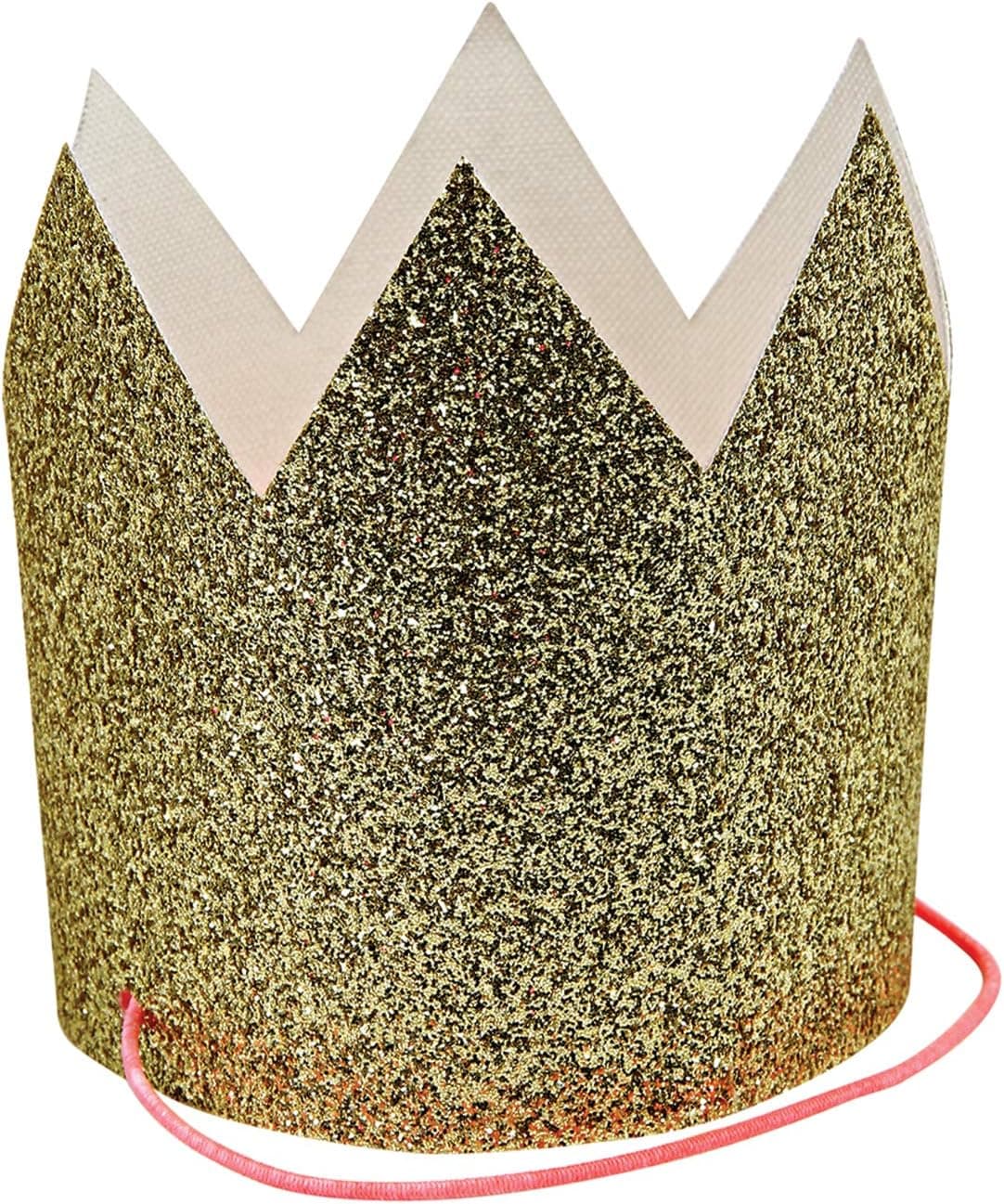 Meri Meri Gold Mini Glittered Crowns, 1 EA