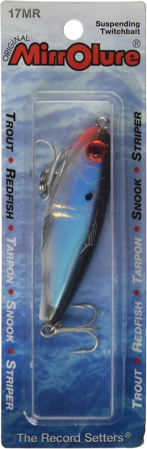 MirrOLure Mirrolure 17 Mr Mirrodine Suspend Twitchbait Silver 25 8 in 3 Oz