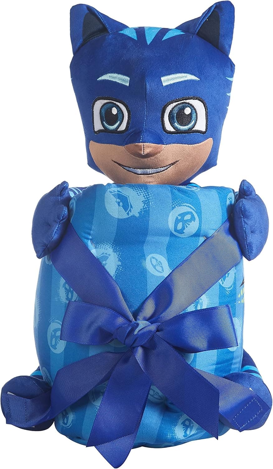 Idea Nuova Nickelodeon PJ Masks Huggable 2 Piece Slumber Set,Sleeping Bag and Cuddly Huggable,26"x46"