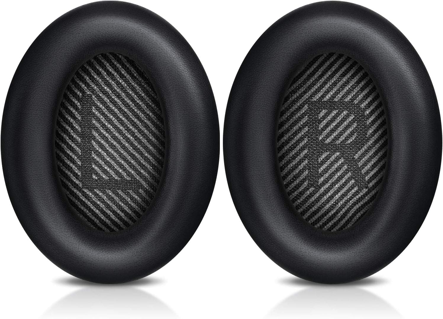 BINGLE Upgraded QC35 Replacement Ear Pads for Bose & Sound Insulation Bose Quietcomfort 35 ii Replacement Earpads, Added Thickness QC35 Replacement Pads with Soft Leather, Memory Foam Black