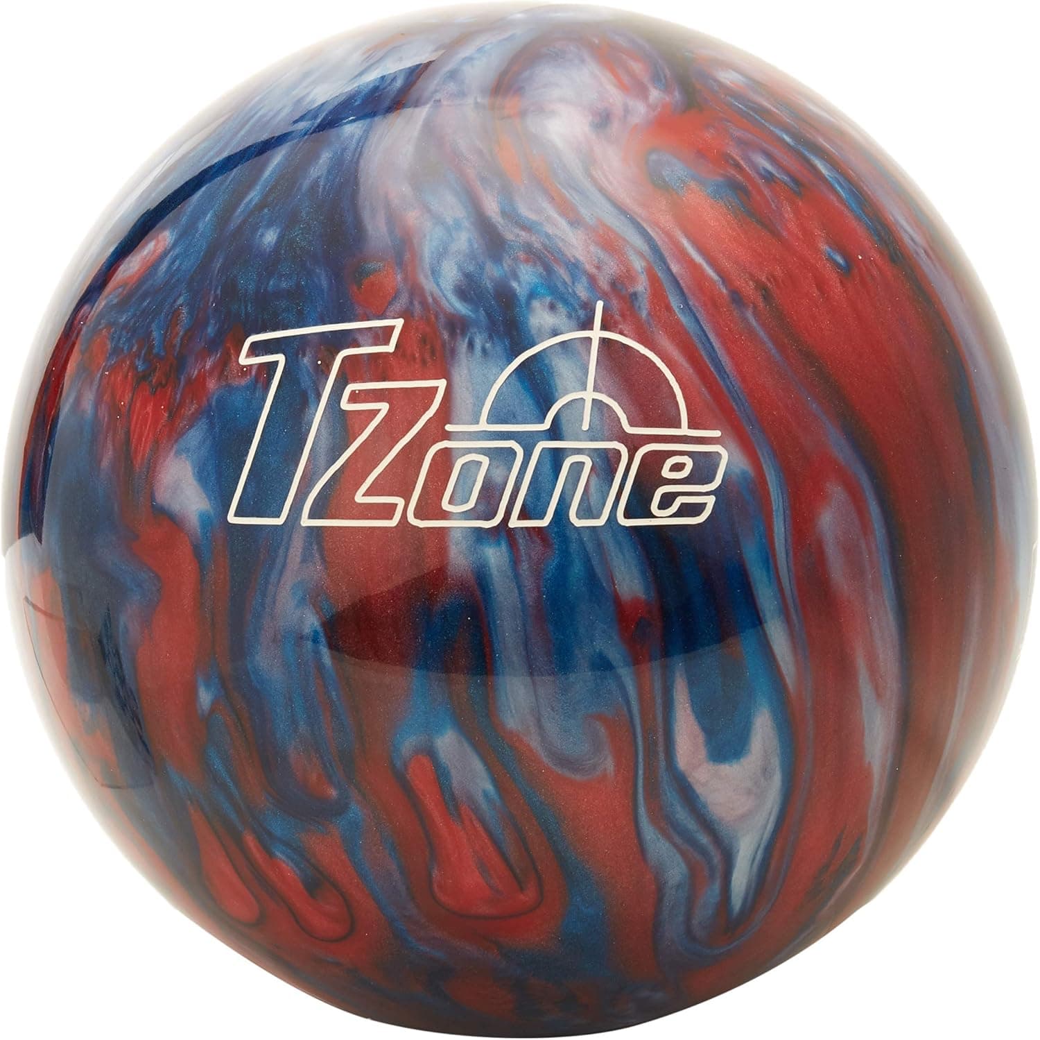 Brunswick TZone Patriot Blaze Bowling Ball (13-Pounds)