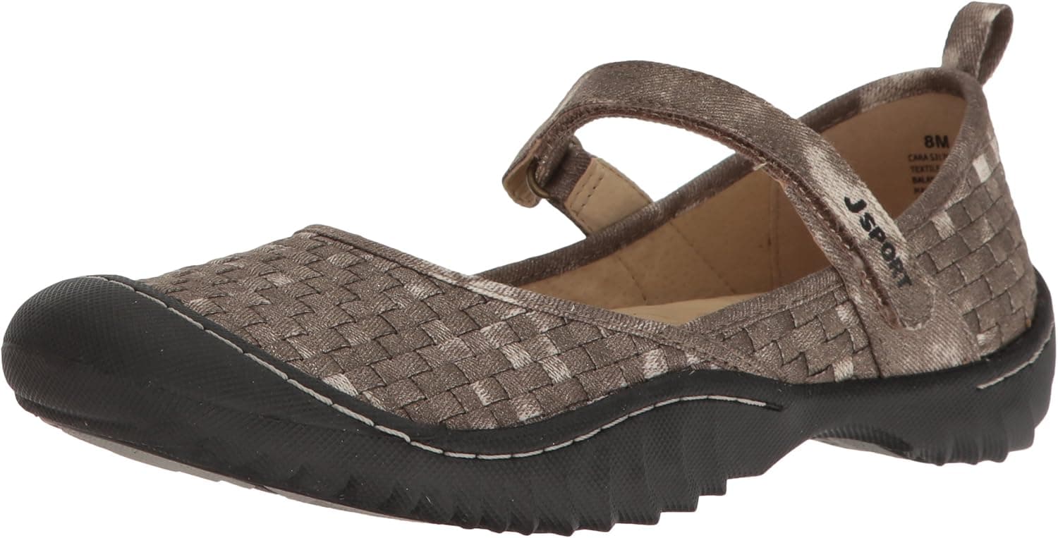 JSport by Jambu Women's Cara Mary Jane Flat
