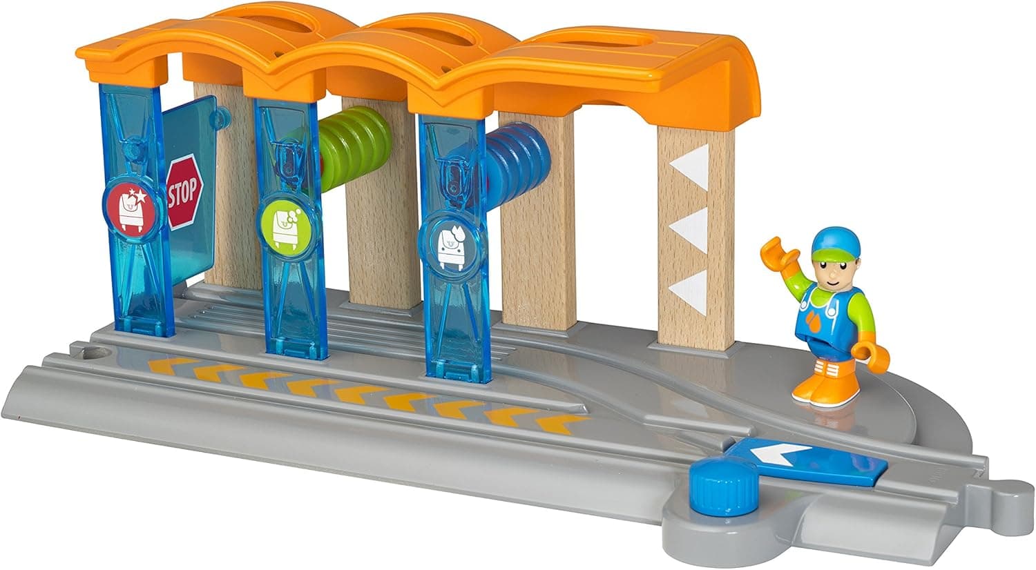 Brio World Smart Tech - 33874 Smart Washing Station | 2 Piece Toy Train Accessory for Kids Ages 3 and Up