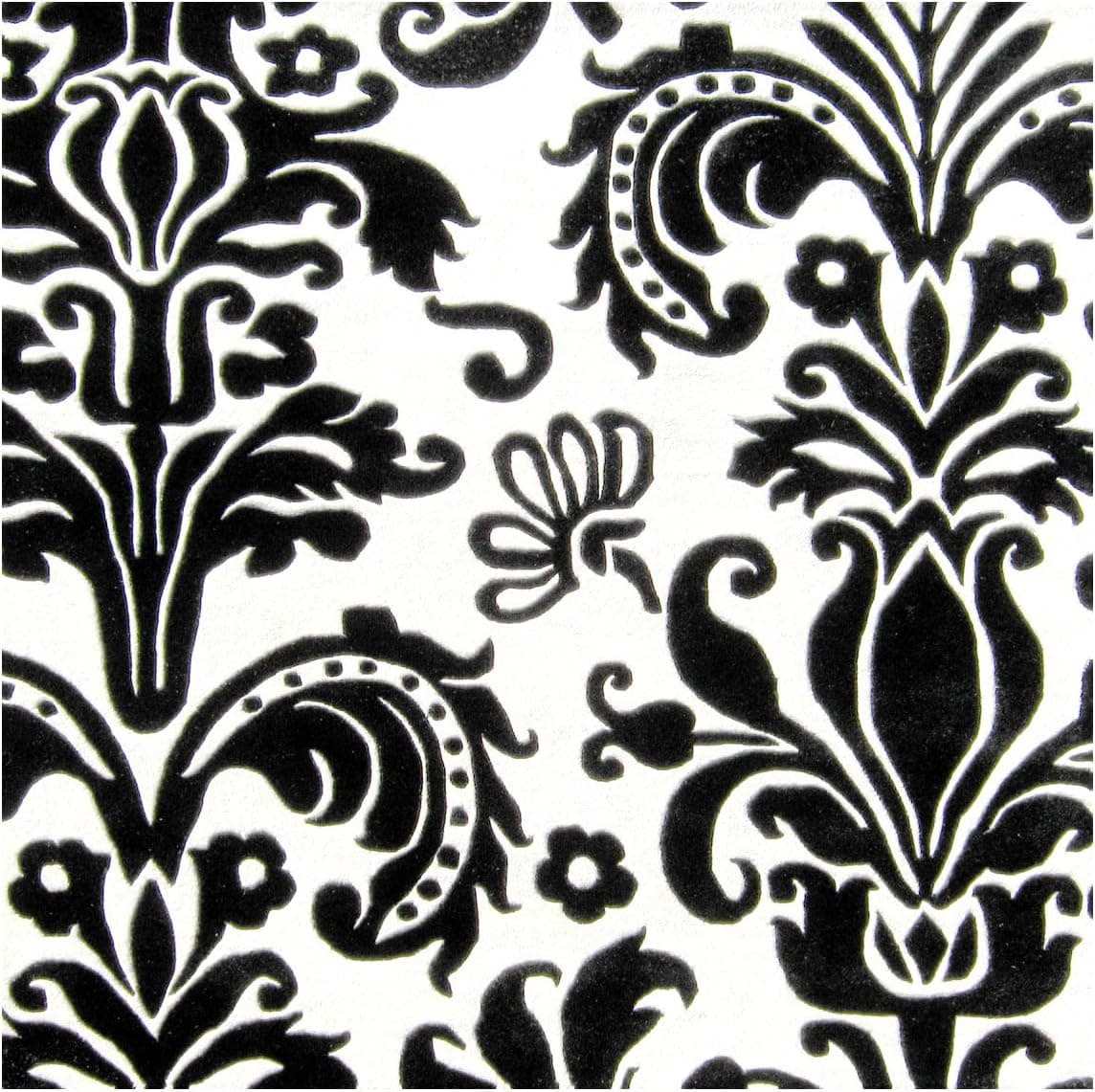 ZnZ Rugs Gallery, 2956b_6Ft Sq, Hand Made Off-White New Zealand Blend Wool Rug, 1, Black, 6Ft Sq'