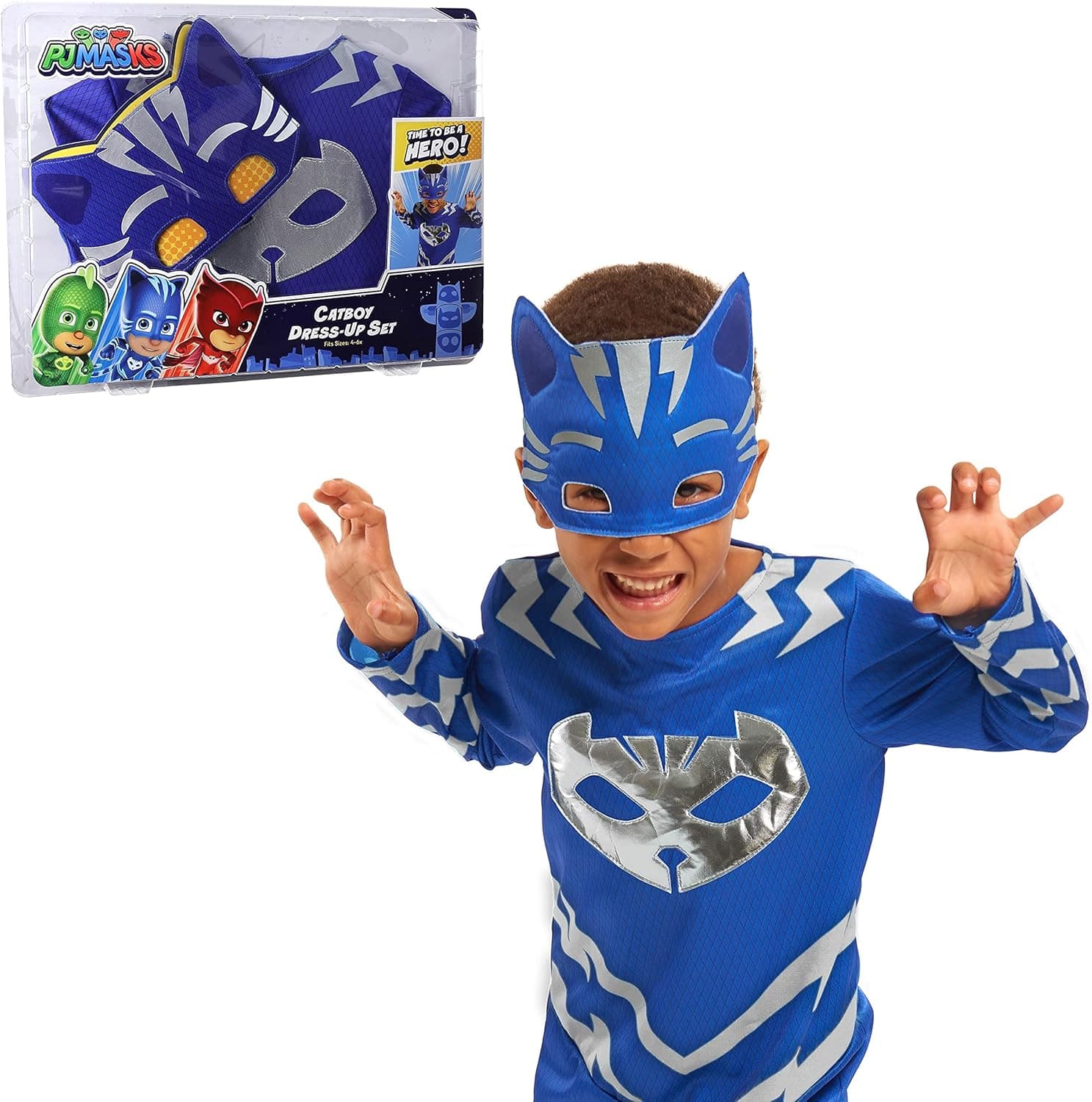 PJ Masks Turbo Blast Catboy Dress Up Set, by Just Play