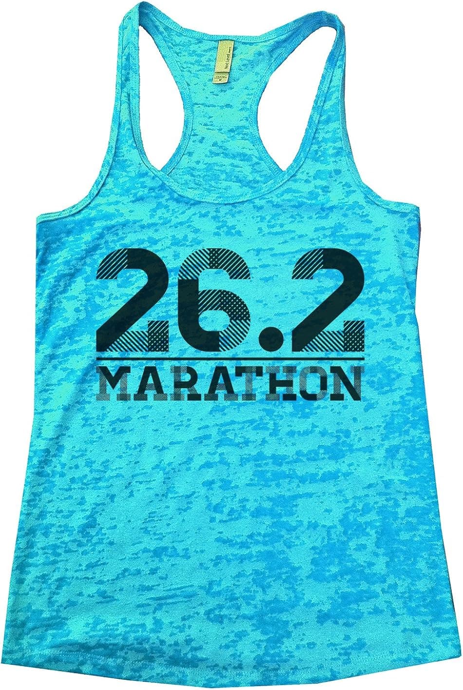 Running Marathon Tank Top Burnout “26.2 Marathon” 5K Fun Run Race