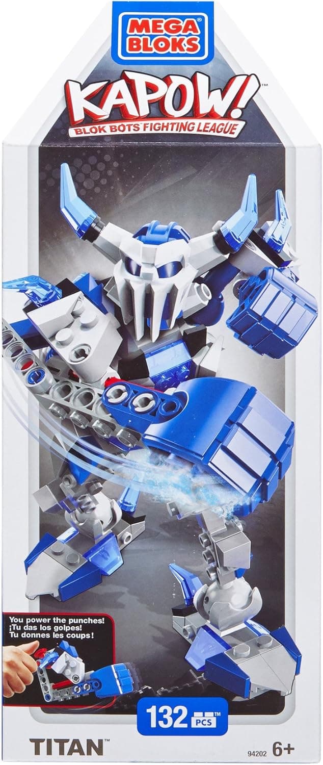 Mega Bloks Kapow Titan Buildable Robot Warrior
