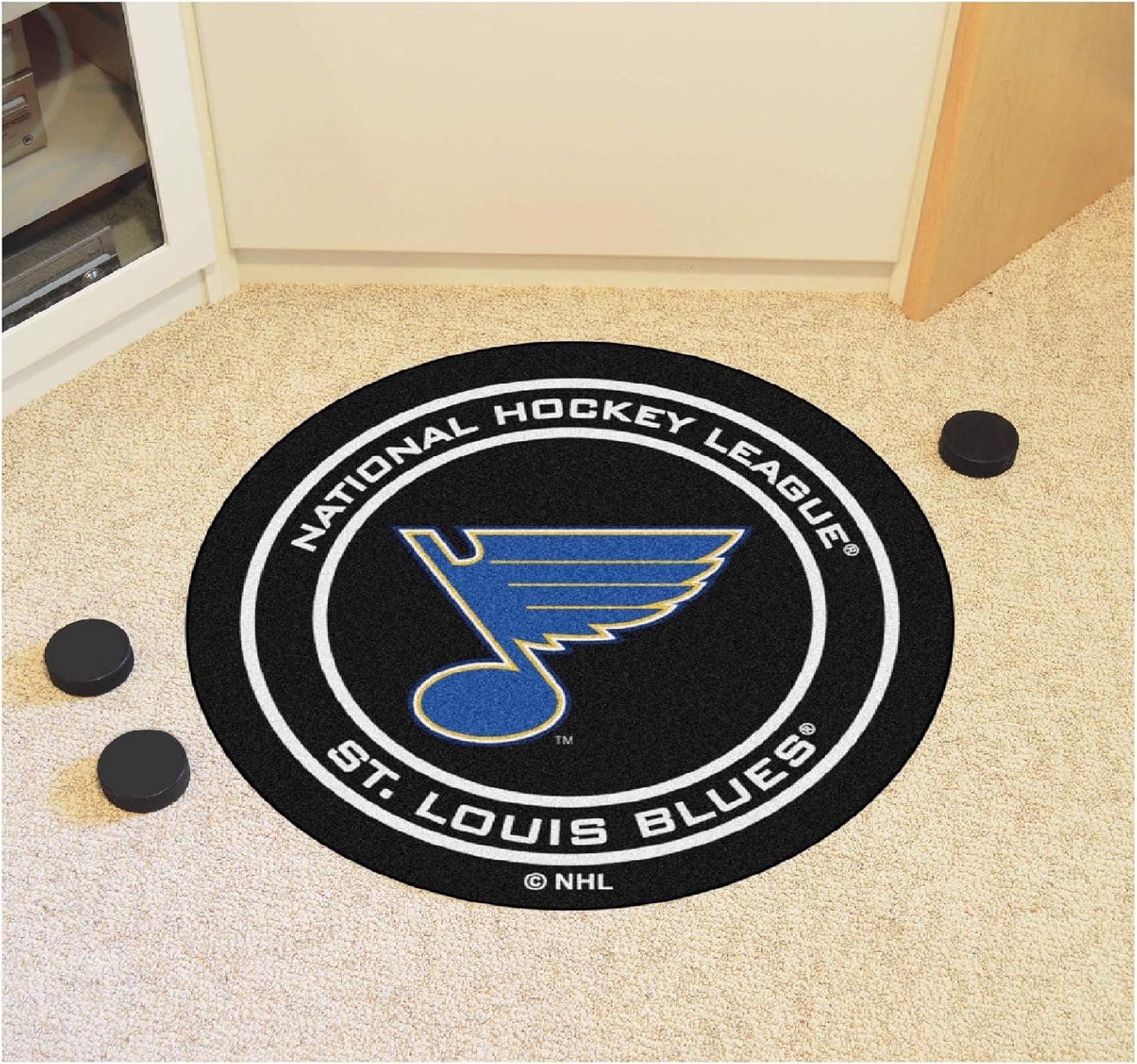 Fanmats St. Louis Blues Puck Floor Mat