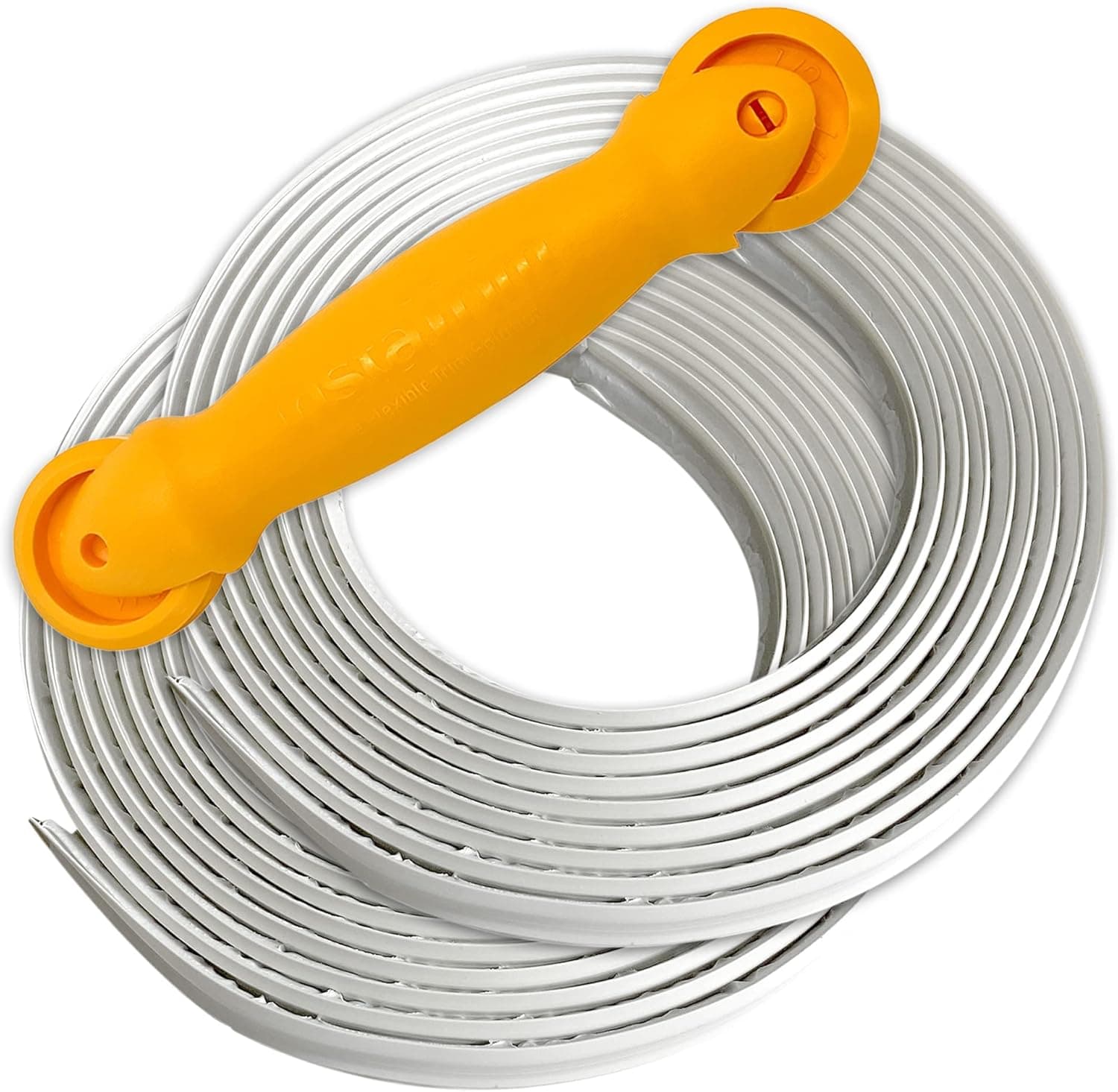 InstaTrim Flexible Self-Adhesive Trim Bundle with Applicator - Trim Caulking Kit with 2-Pack of 10 ft White 1/2 in Wide Trim Caulk Strip and Applicator Tool - InstaTrim, The Original Flexible Trim