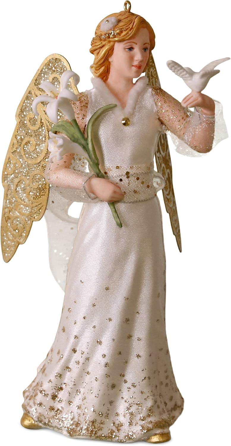 Hallmark Keepsake Christmas Ornament 2018 Year Dated, Christmas Angels Peace