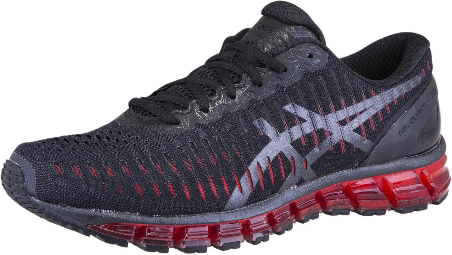 ASICS Men's Gel-Quantum 360 Running Shoe (11.5 D(M) US, Black/Onyx/Chili Pepper)