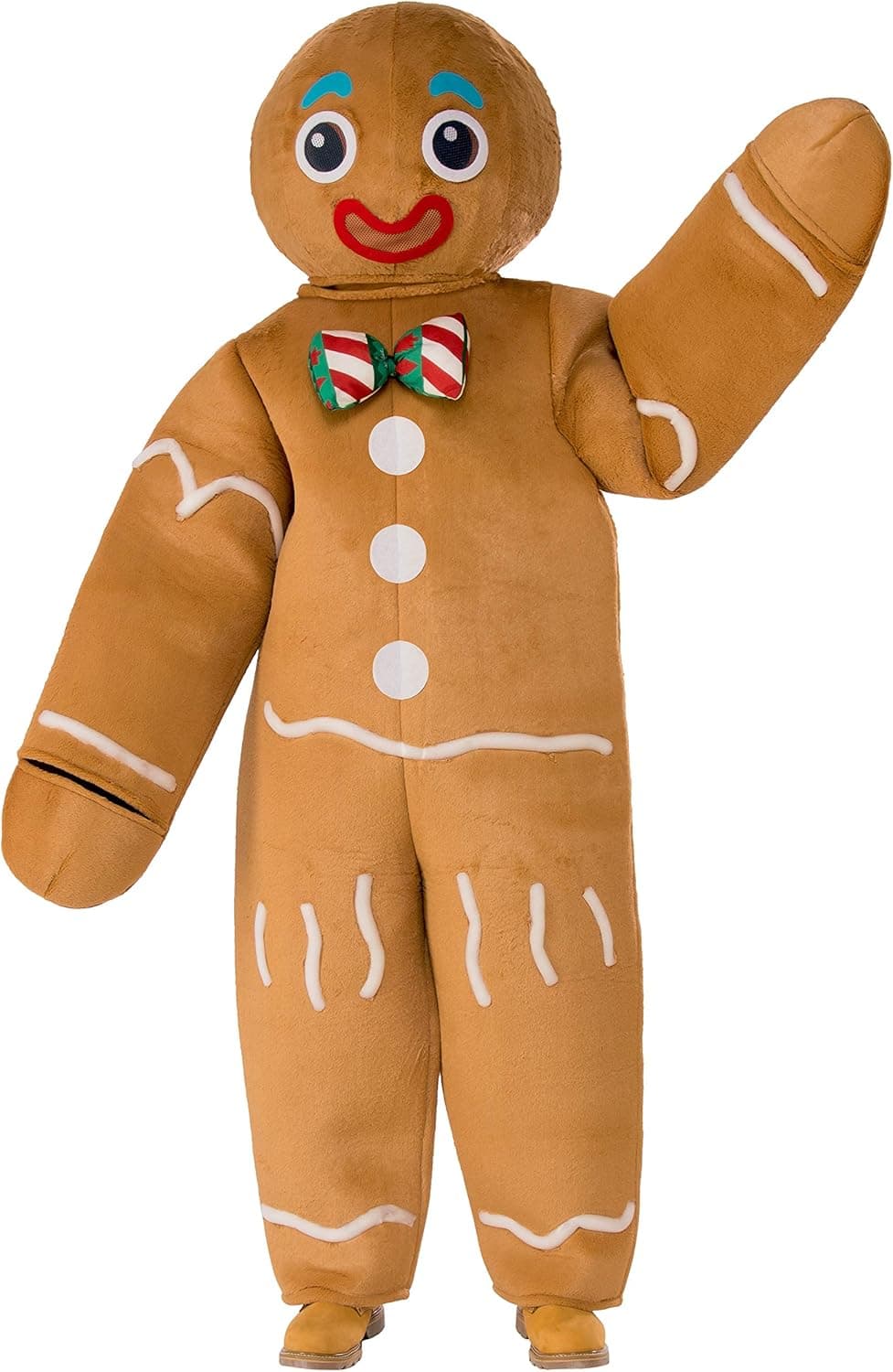 Rubie's Men's Oversized Gingerbread Man Mascot Costume, As Shown, One Size
