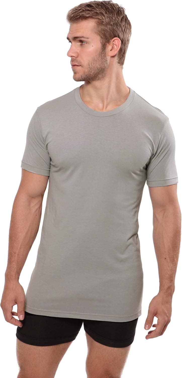 Texere Crew Neck Undershirt for Men - Luxury Shirt in Bamboo Viscose (Dexx)