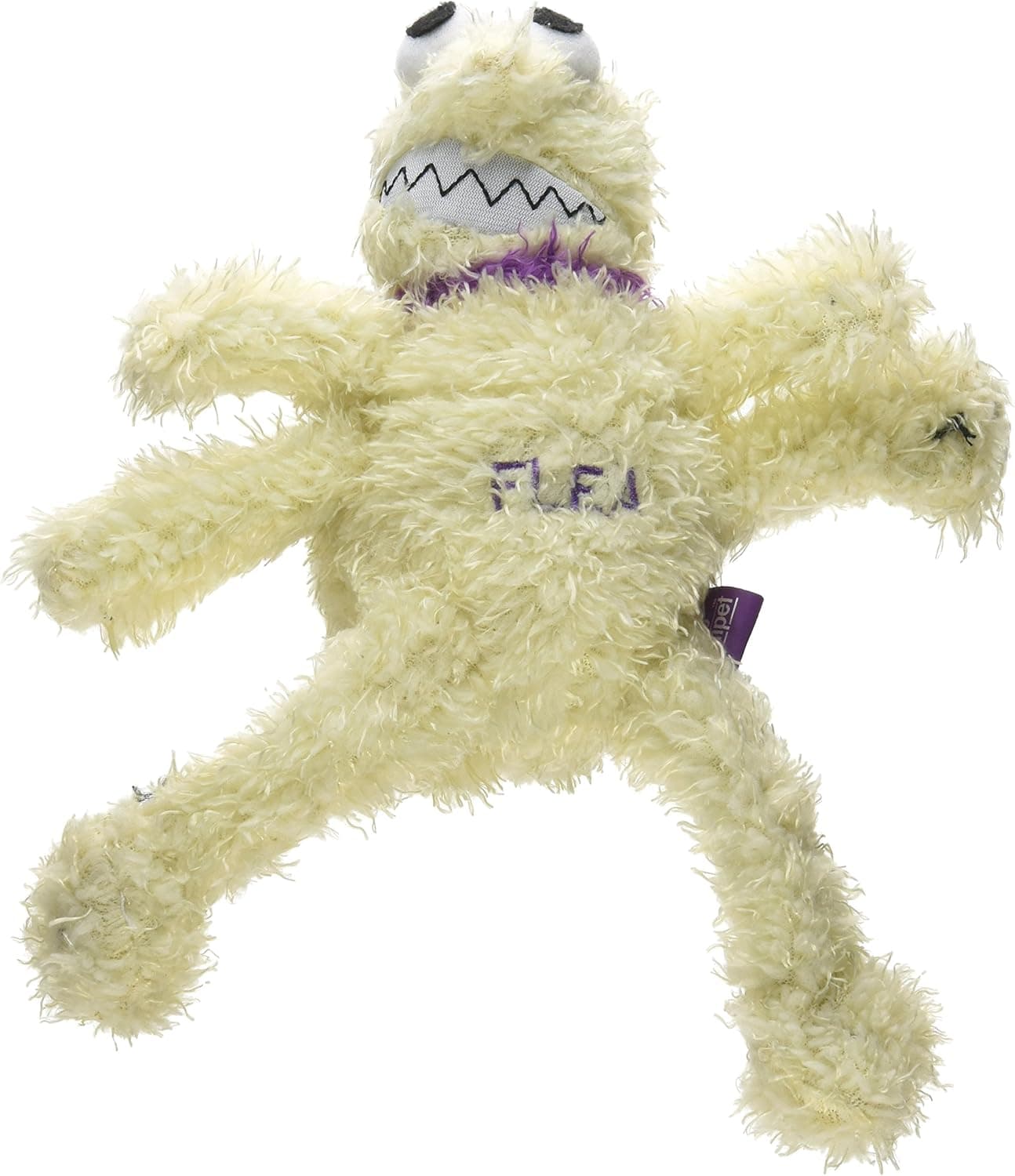 Multipet 6-Inch Plush Flea Dog Toys, Medium (3 Pack)