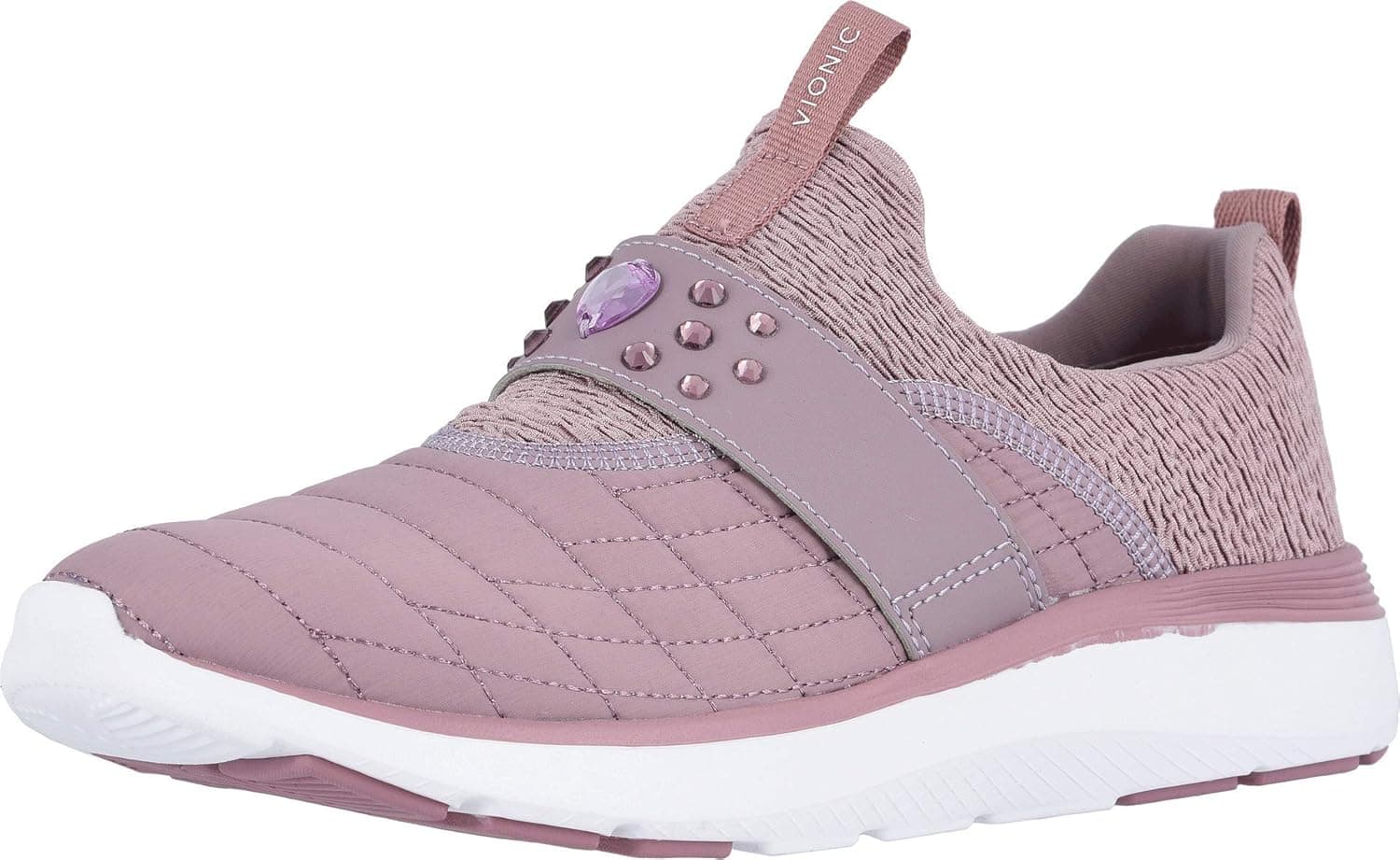 Vionic Women's Delmar Dianne Walking Shoes - Ladies Casual Sneakers with Concealed Orthotic Arch Support