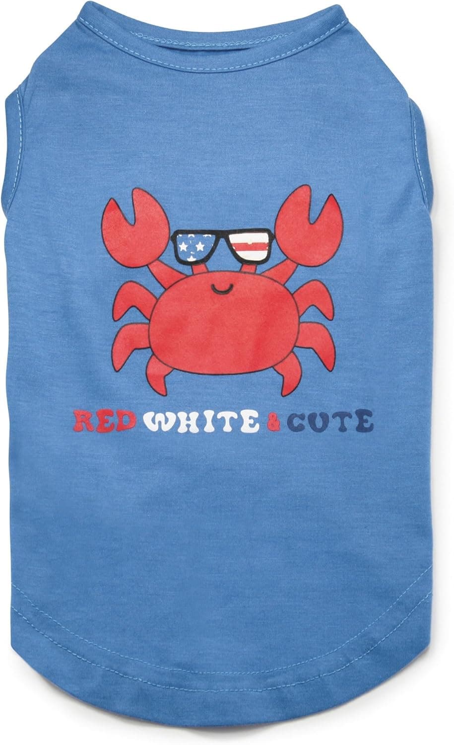 Zack & Zoey UPF 40 Cute Tank Pet Shirt, XX-Small, Red/White